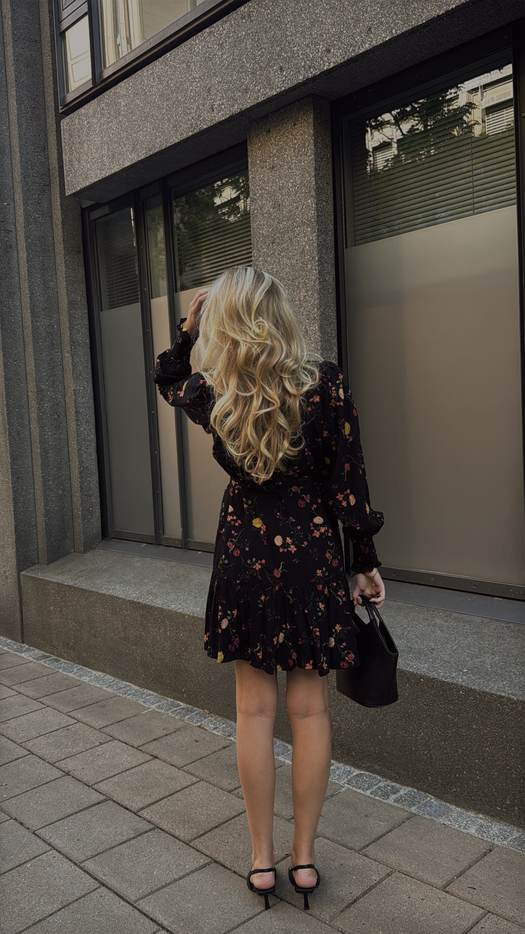 YASTILERA Short Dress - Black